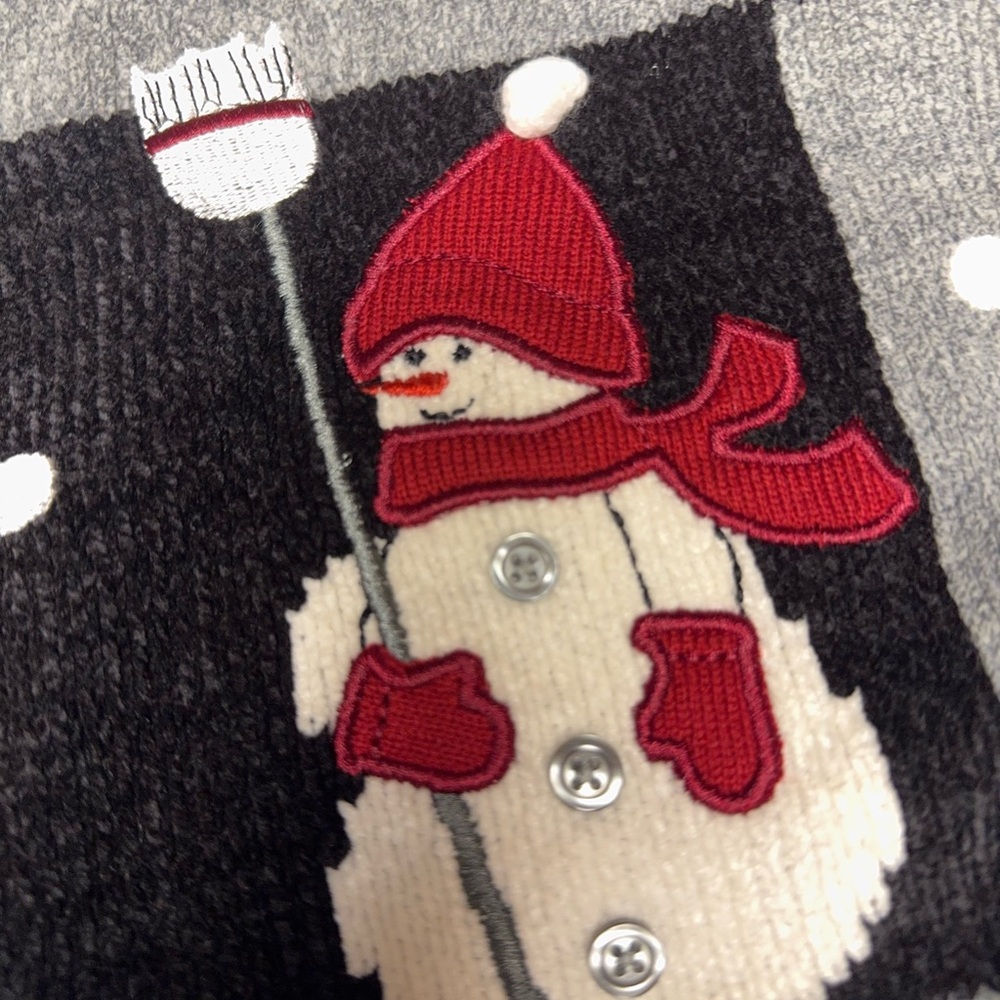 CJ Banks Christmas Snowman Sweater‎ vintage 1x - Picture 6 of 8
